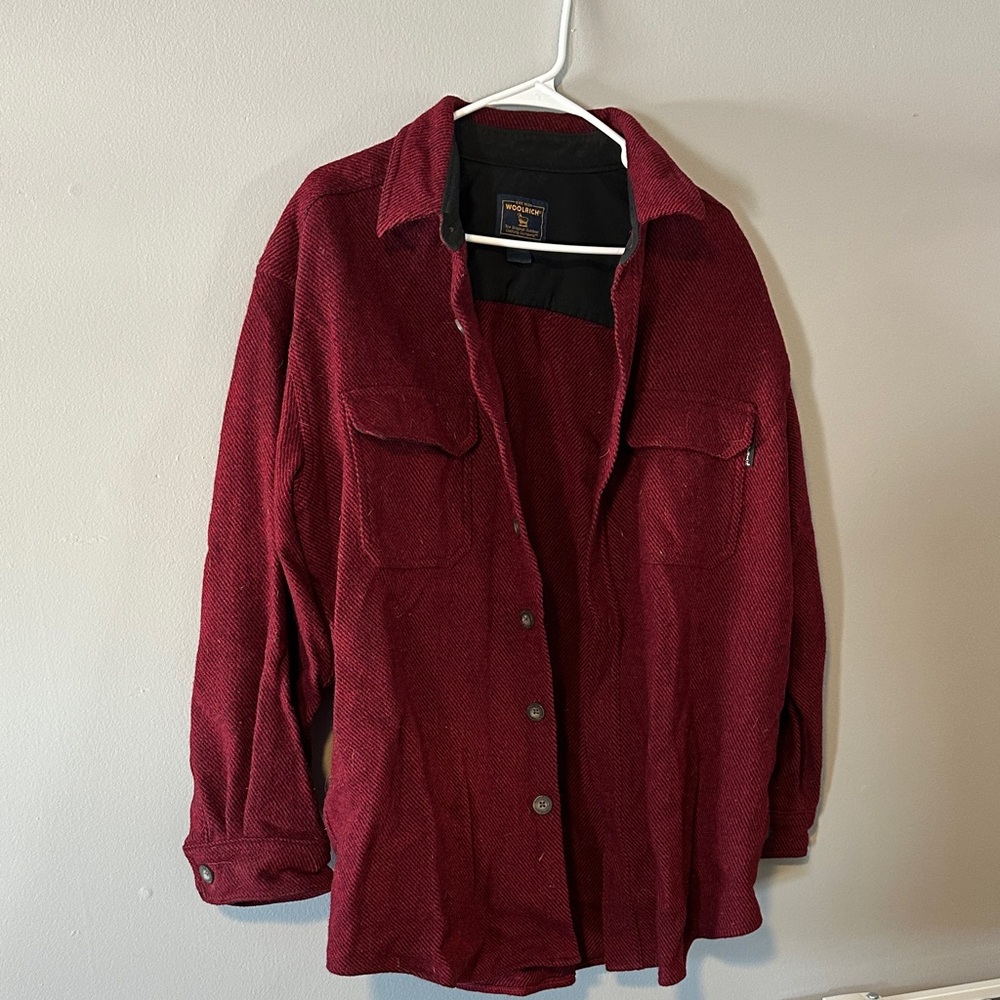 Woolrich Black Jacket with Blue Label